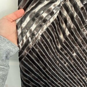 Harlyn Sliver and Black Felt Dress